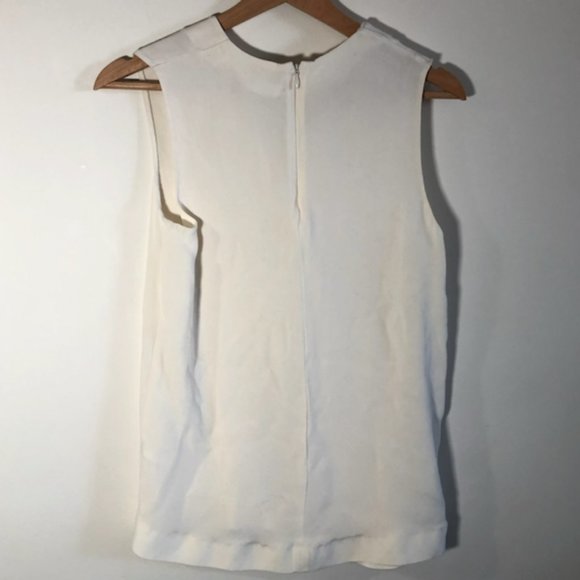 JosephHardy Sleeveless Silk Ruffle Blouse - Picture 3 of 6